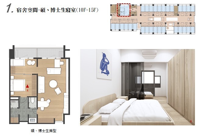 宿舍透視圖
